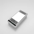 Slim White Bathroom Heater With LED Display And Ventilation Light Function 3d model
