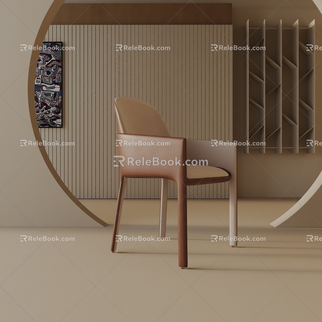 Modern Dining Chair 3d model