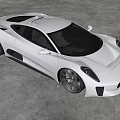 Sleek Silver Jaguar Sports Car In Modern Studio With Gray Floor And White Ceiling