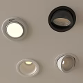 Modern Ceiling Downlights And Spotlights In Different Colors For Home Lighting