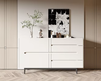 Modern Side Cabinet Entrance Cabinet Side Cabinet Entrance Cabinet Dining Side Cabinet Entrance Shoe Cabinet Jewelry Ornaments 3d model