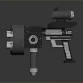 Modern Tactical Weapon With Mechanical Structure Scope Barrel And Ergonomic Grip Design 3d model