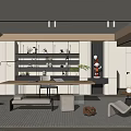 Modern study 3d model
