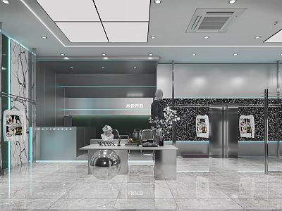 Modern Clothing Store Interior Design With Fashion Displays Lighting And Mannequins 3d model