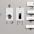 Midea Daily Electrical Appliances Various Water Heater Models With Temperature Display And Wall Mounting