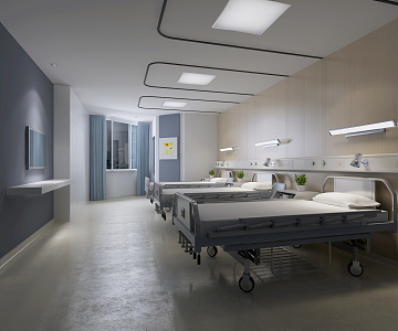 modern ward 3d model