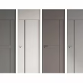 Modern Flush Hinged Doors With Sleek Design And Different Color Options 3d model