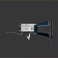 Advanced Artificial Satellite Design With Solar Panels And Communication Antennas