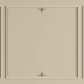 Off White Gypsum Molding Frames With Ornate Decorative Patterns For Interior Design