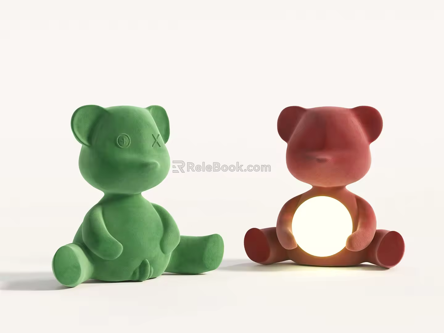 Modern table lamp small can toy lamp 3d model