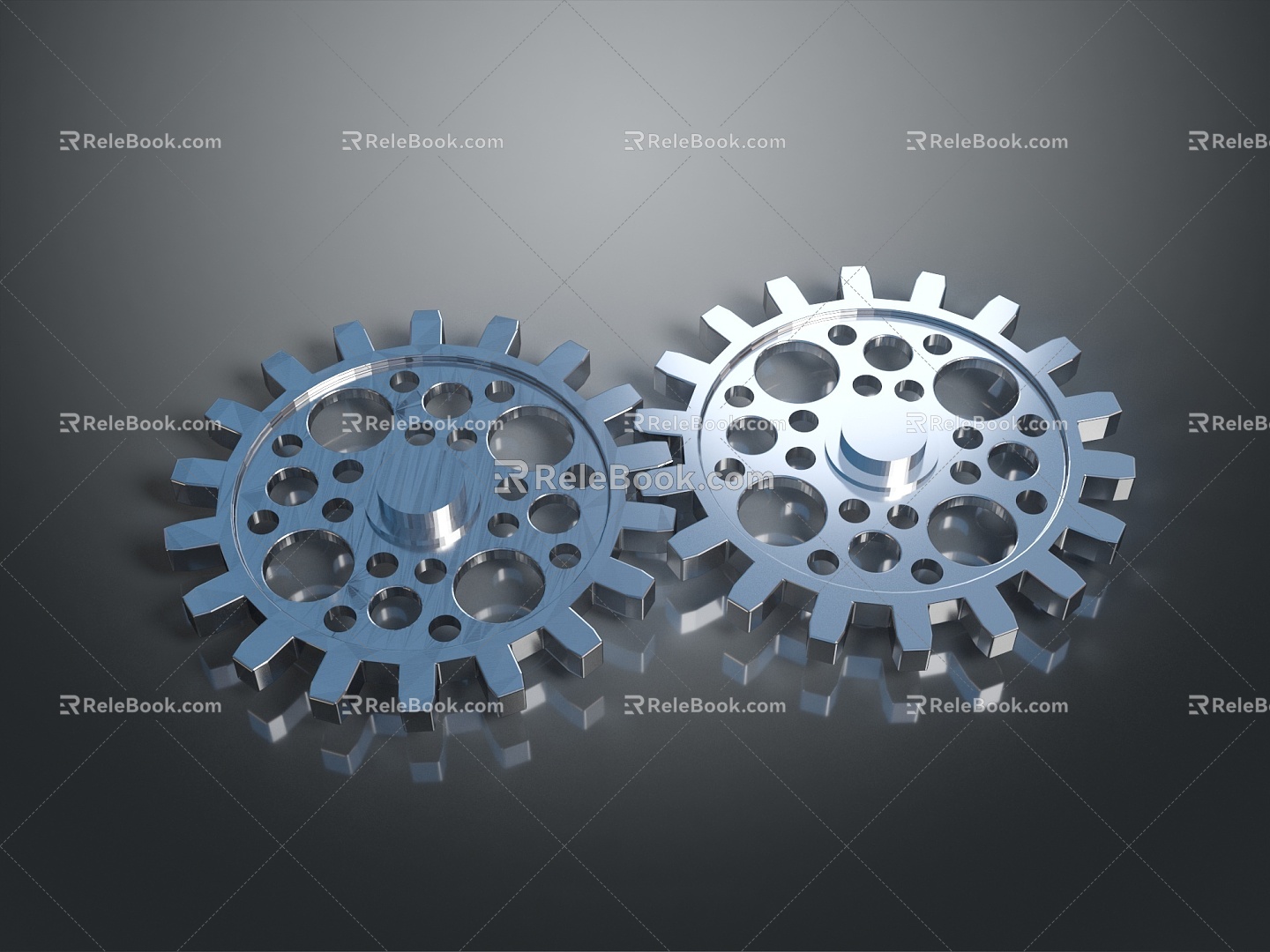 gear large gear small gear cast iron gear internal gear external gear bevel gear 3d model