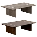 Wooden Coffee Table With Striped Top And Minimalist Design For Living Room