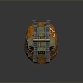 Old tanks Modern tanks Broken tanks 3d model