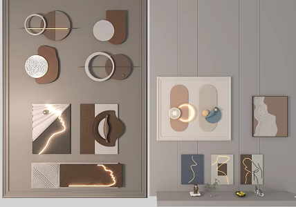 Modern Wall Decoration 3d model