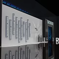 Baoneng Urban Development Modern Exhibition Space With Urban Night View And Mirrored Surfaces