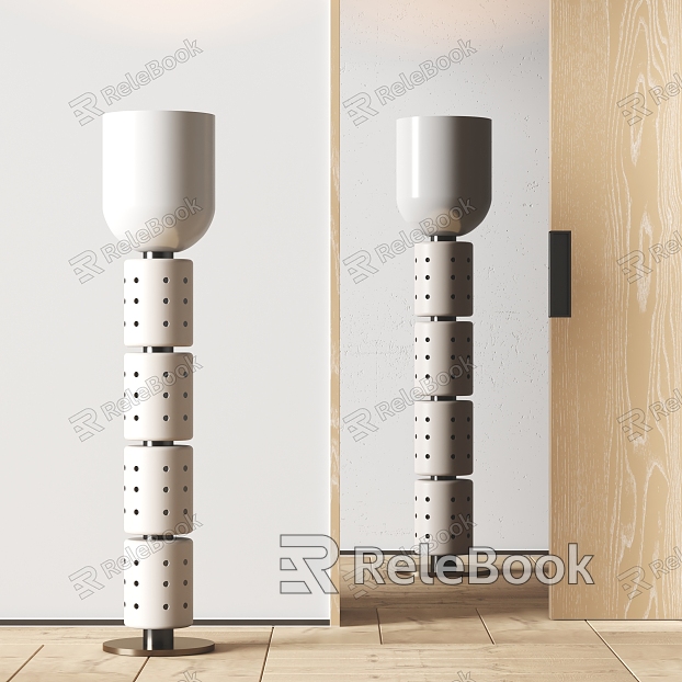 Cream Style Floor Lamp Corner Lamp Simple Floor Lamp Catering Floor Lamp model