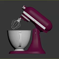 Pink Stand Mixer a Versatile Kitchen Appliance with Stainless Steel Mixing Bowl and Whisk