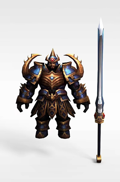 Phoenix Dance Three Kingdoms Game Character Animation Character Warrior 3d model