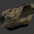 Natural Stone Sculpture Carving With Textured Surface And Artistic Design
