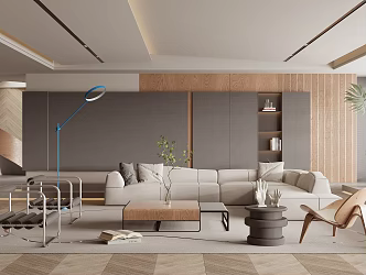 modern living room 3d model
