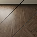 Wooden Floor Components Featuring Herringbone And Straight Lay Patterns With Natural Grain 3d model
