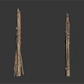 Outdoor Rustic Bamboo Fence Structures With Multiple Handcrafted Components