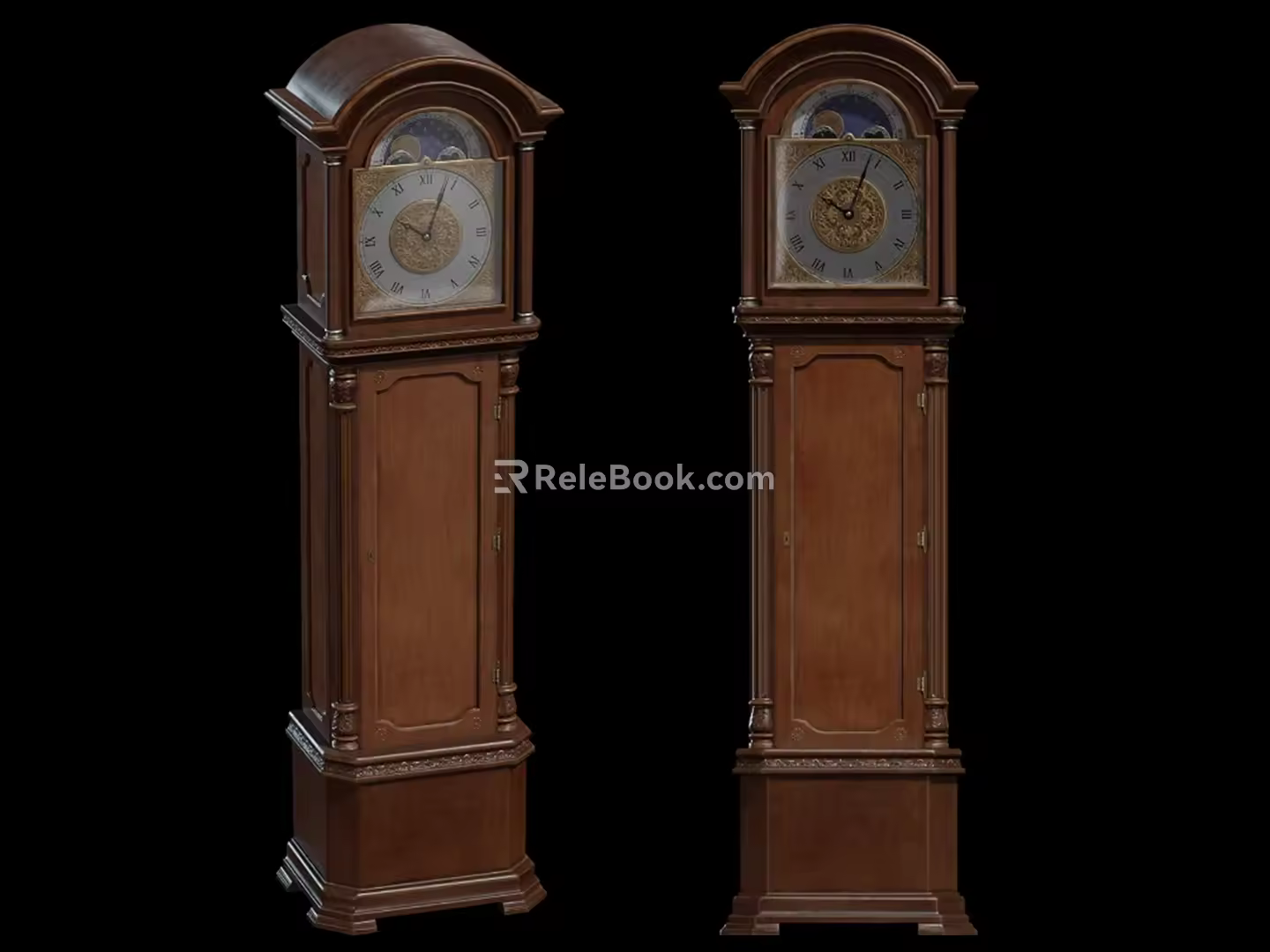 European-style Clock Floor Clock Classical Clock 3d model