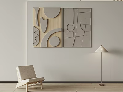 Silent Wall Decoration Wall Decoration Hanging Painting 3d model