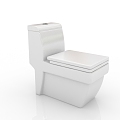 Modern Bathroom Supplies Toilet Smart Toilet Toilet 3d model