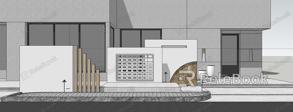 Landscape Wall Enclosure model