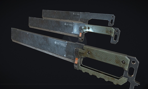 Weapon Vibrating Knife 3d model