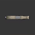 Modern Tactical Pistol With Metallic Finish Textured Grip And Ergonomic Handle