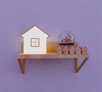 Small wall lamp 3d model