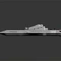 Modern Spaceship Spacecraft 3d model