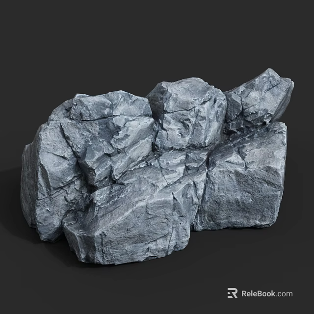 Natural Stone And Wood Materials With Textured Surfaces For Decorative Applications 3d model 