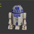 Robot Assistant Small Robot Butler 3d model