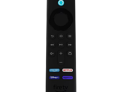 Fire TV Remote Control with Netflix Disney Plus Buttons for Daily Use Electronic Device 3d model