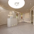 Elegant Beauty Salon Interior Design With Comfortable Treatment Beds And Soft Lighting Setup