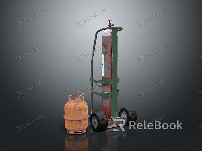 Gas Tank Gas Tank Natural Gas Tank Gas Bottle Jar Jar Jar Jar Container Realistic model