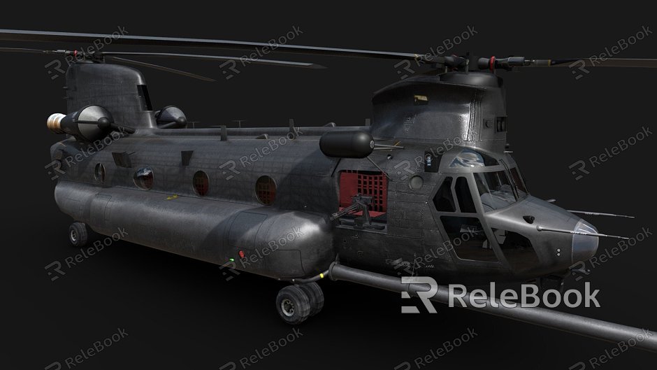 Military Helicopter model