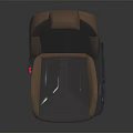 Modern Car Seat Design With Brown And Gray Leather Upholstery And Backrest
