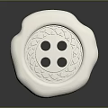 White Rubber Tire With Intricate Tread Pattern And Four Circular Holes Design