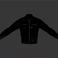Brown Leather Jacket With Zipper Design For Casual Daily Fashionable Wear