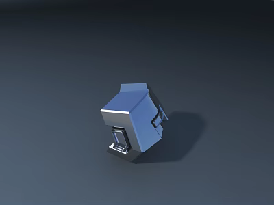 Modern Station Minimalist Architectural Design With Smooth Surfaces And Entrance 3d model