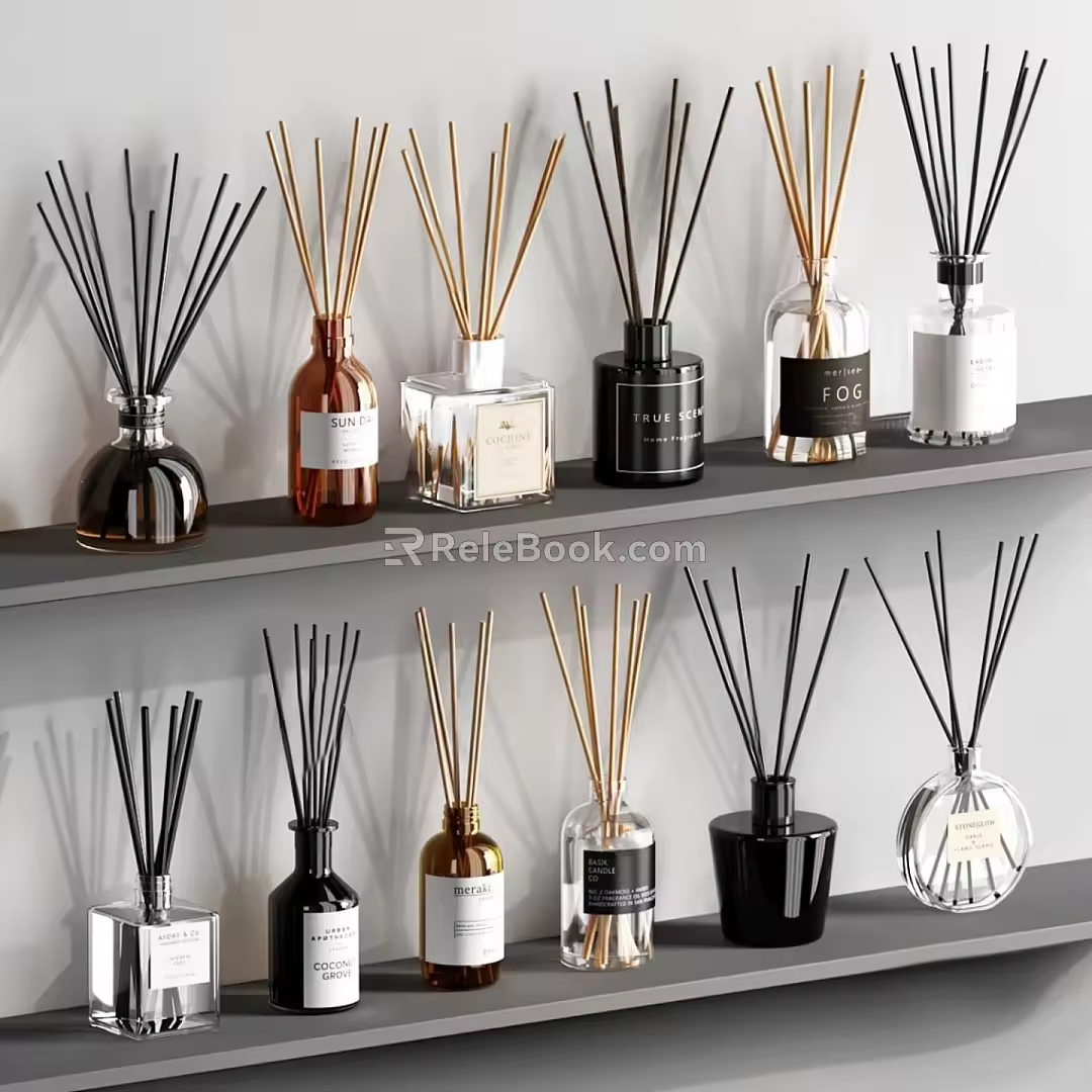 Modern Aromatherapy Ornament Combination 3d model
