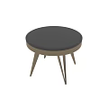 Modern Coffee Table With Black Top And Gold Geometric Legs Design