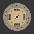 Car Clutch Disc Component By Valeo With Spring Mechanism And Metal Plate