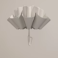 Modern White Pendant Light With Stylish Petal Shaped Hanging Structure Design