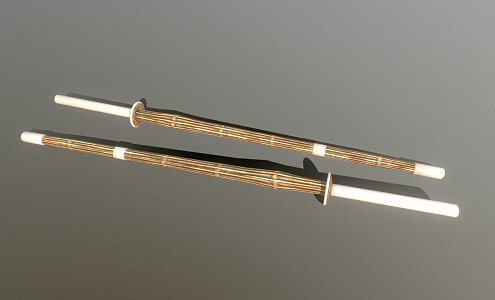 Bamboo Sword 3d model