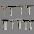 Modern Column Special-shaped Column Decorative Column Modeling Column 3d model